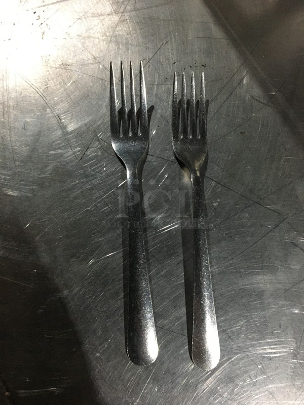 All Stainless Steel Forks! 2 X Your Bid!