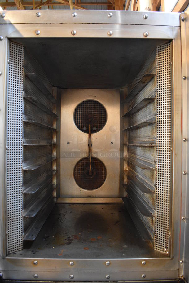 2 FANTASTIC! Oliver Model 690-NC3 Stainless Steel Commercial Electric Powered Convection Ovens on Commercial Casters. 208 Volts, 3 Phase. 33x45x78. 2 Times Your Bid! Unit Was Working When Removed - Image 5 of 8