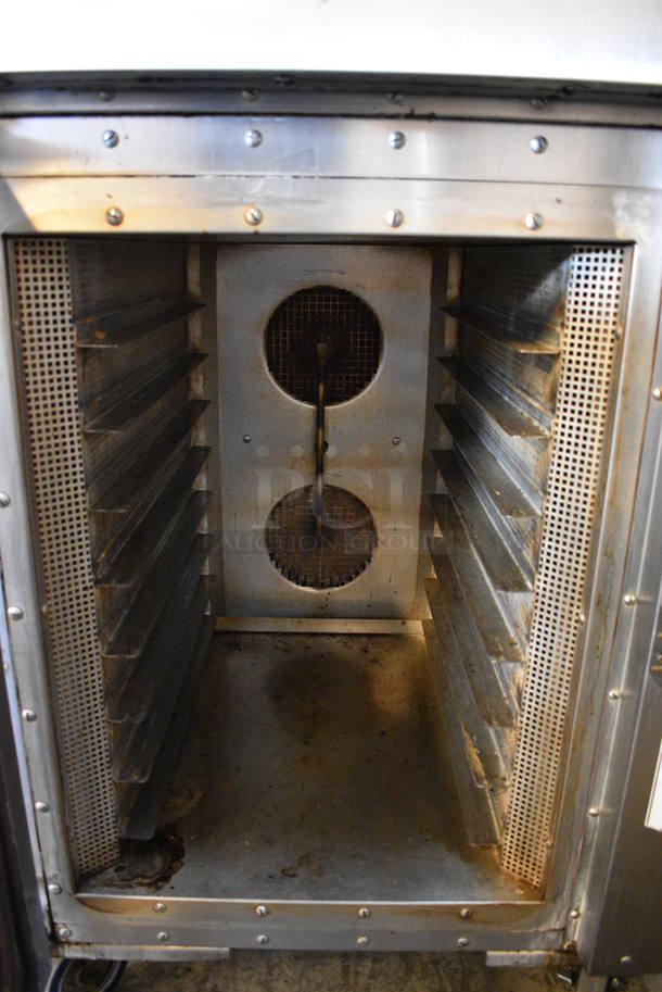 2 FANTASTIC! Oliver Model 690-NC3 Stainless Steel Commercial Electric Powered Convection Ovens on Commercial Casters. 208 Volts, 3 Phase. 33x45x78. 2 Times Your Bid! Unit Was Working When Removed - Image 6 of 8