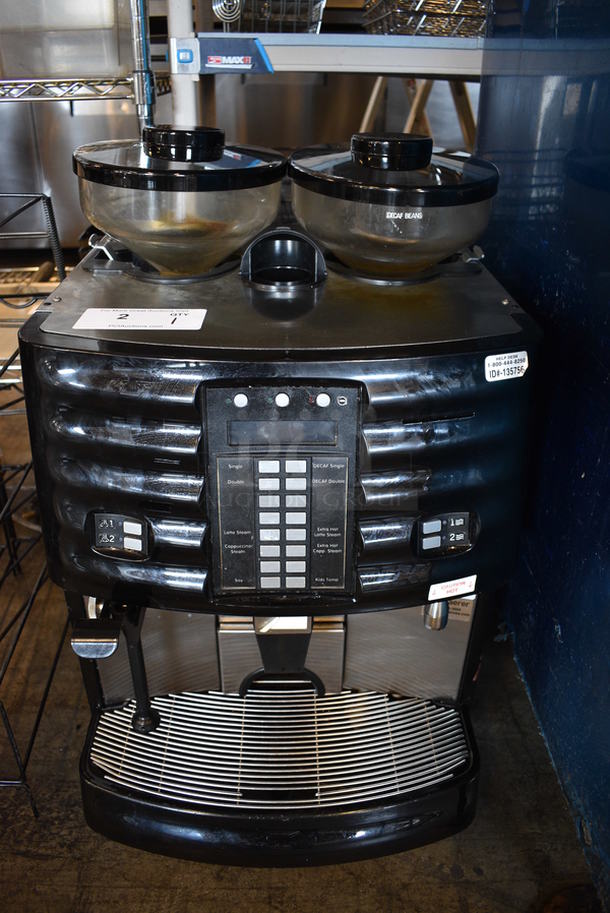 FANTASTIC! Schaerer Model SCA1 Coffee Art Plus Automatic Coffee Machine w/ 2 Hopper Bean Grinders and Steam Wand. 240 Volts, 1 Phase. 17x21x28. Unit Was Working When Removed - Image 1 of 8
