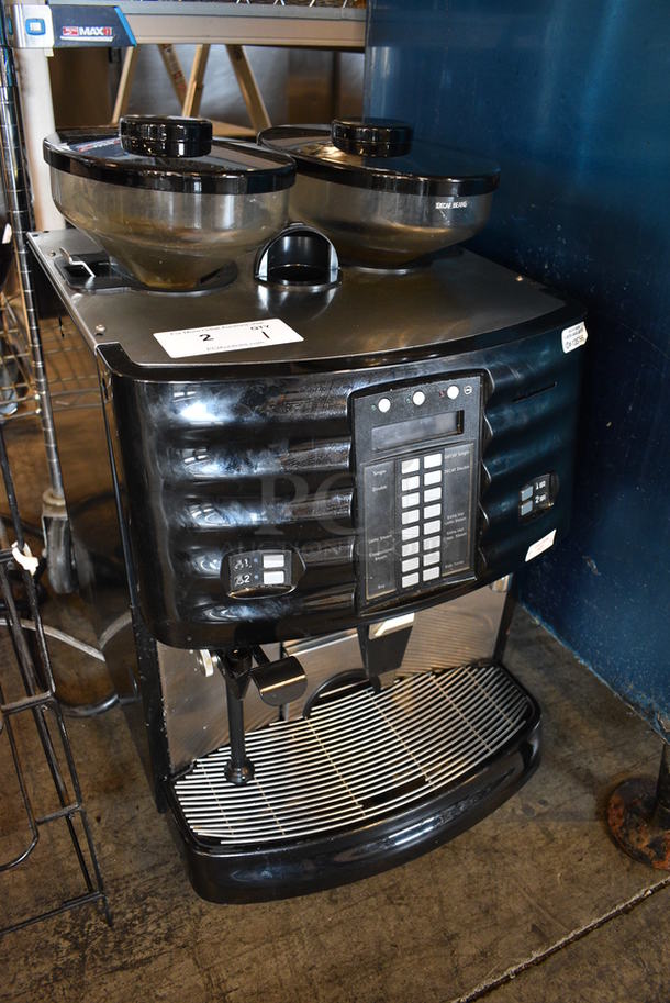 FANTASTIC! Schaerer Model SCA1 Coffee Art Plus Automatic Coffee Machine w/ 2 Hopper Bean Grinders and Steam Wand. 240 Volts, 1 Phase. 17x21x28. Unit Was Working When Removed - Image 2 of 8