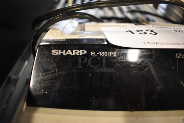 Sharp Model EL-1801P Countertop Printing Calculator. 7.5x9.5x2.5 - Image 4 of 4