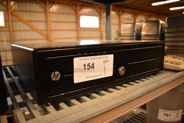 HP Black Metal Cash Drawer. 16x16.5x4.5 - Image 2 of 3