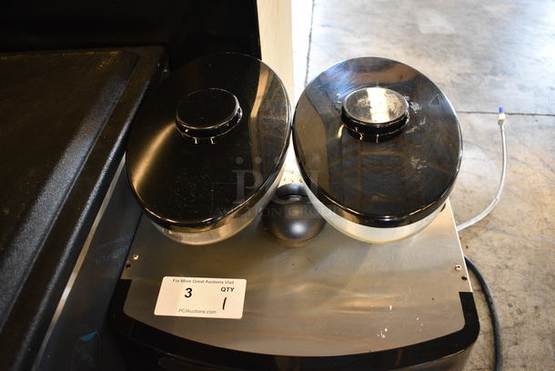 FANTASTIC! Schaerer Model SCA1 Coffee Art Plus Automatic Coffee Machine w/ 2 Hopper Bean Grinders and Steam Wand. 240 Volts, 1 Phase. 17x21x28. Unit Was Working When Removed - Image 3 of 7