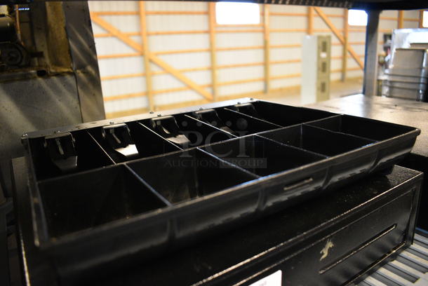 HP Black Metal Cash Drawer w/ Insert. 16x16.5x4.5 - Image 3 of 3