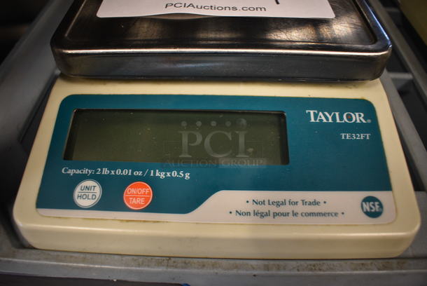 Taylor Model TE32FT Countertop Food Portioning Scale. 6x8x2 - Image 3 of 3