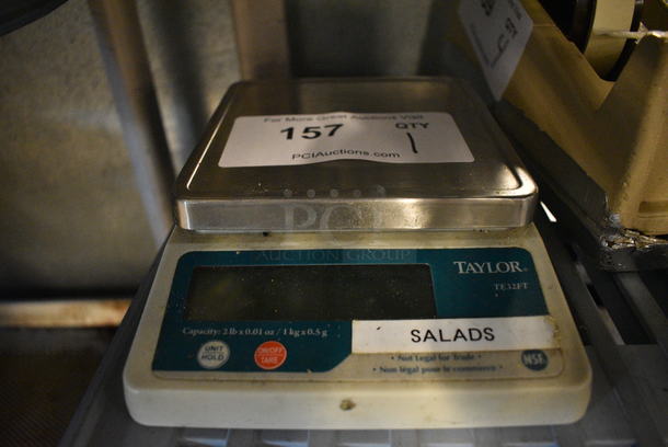 Taylor Model TE32FT Countertop Food Portioning Scale. 6x8x2 - Image 1 of 3