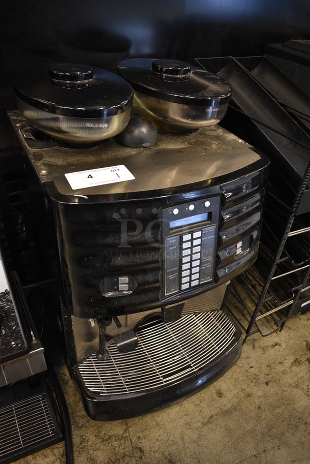 FANTASTIC! Schaerer Model SCA1 Coffee Art Plus Automatic Coffee Machine w/ 2 Hopper Bean Grinders and Steam Wand. 240 Volts, 1 Phase. 17x21x28. Unit Was Working When Removed - Image 3 of 7