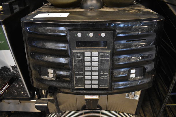 FANTASTIC! Schaerer Model SCA1 Coffee Art Plus Automatic Coffee Machine w/ 2 Hopper Bean Grinders and Steam Wand. 240 Volts, 1 Phase. 17x21x28. Unit Was Working When Removed - Image 4 of 7