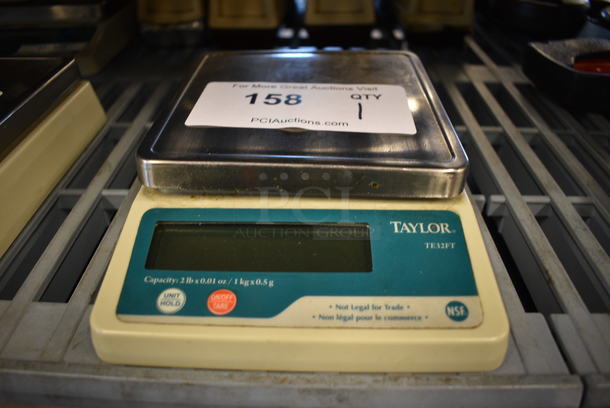 Taylor Model TE32FT Countertop Food Portioning Scale. 6x8x2 - Image 1 of 3