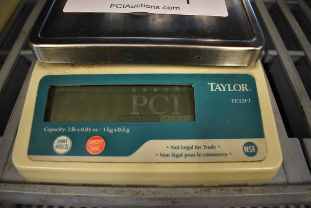 Taylor Model TE32FT Countertop Food Portioning Scale. 6x8x2 - Image 3 of 3
