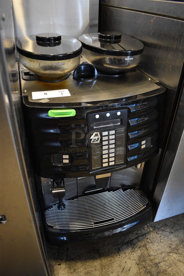 FANTASTIC! Schaerer Model SCA1 Coffee Art Plus Automatic Coffee Machine w/ 2 Hopper Bean Grinders and Steam Wand. 240 Volts, 1 Phase. 17x21x28. Unit Was Working When Removed - Image 3 of 8