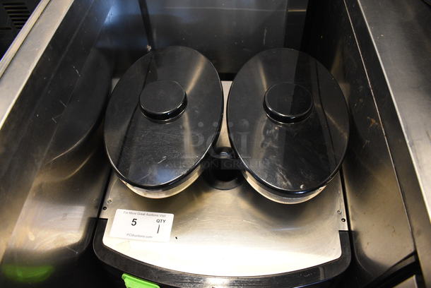 FANTASTIC! Schaerer Model SCA1 Coffee Art Plus Automatic Coffee Machine w/ 2 Hopper Bean Grinders and Steam Wand. 240 Volts, 1 Phase. 17x21x28. Unit Was Working When Removed - Image 7 of 8