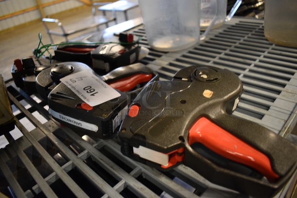 4 Black and Red Poly Price Guns. 2.5x8x8. 4 Times Your Bid! - Image 2 of 3