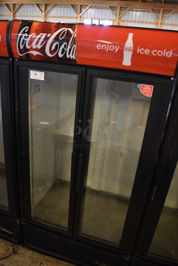 GREAT! 2011 True Model GDM-35EM ENERGY STAR Metal Commercial 2 Door Reach In Cooler Merchandiser. 115 Volts, 1 Phase. 39.5x31x79. Tested and Powers On But Does Not Get Cold - Image 2 of 6