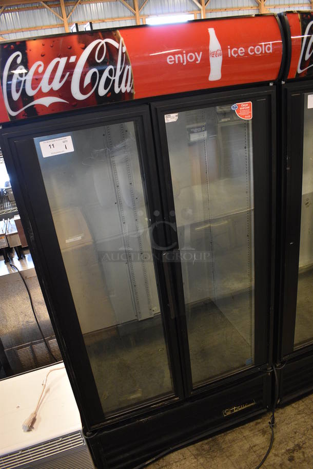 GREAT! 2011 True Model GDM-35EM ENERGY STAR Metal Commercial 2 Door Reach In Cooler Merchandiser. 115 Volts, 1 Phase. 39.5x31x79. Tested and Working! - Image 2 of 6