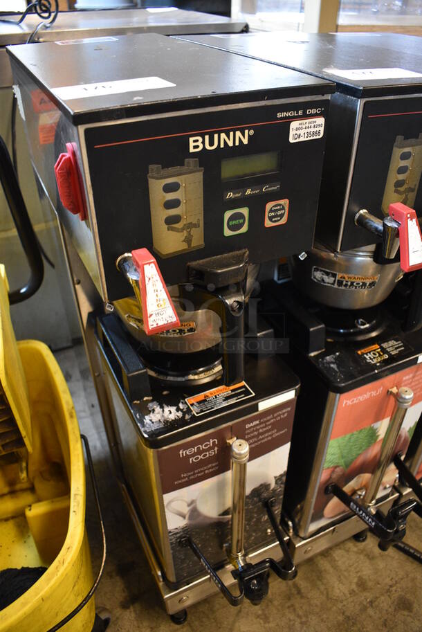 NICE! 2014 Bunn Model SINGLE SH DBC Stainless Steel Commercial Countertop Coffee Machine w/ Hot Water Dispenser, Bunn Coffee Server and Metal Brew Basket. 120/240 Volts, 1 Phase. 9.5x22x36. Unit Was Working When Removed - Image 3 of 5