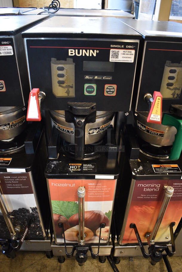 NICE! 2014 Bunn Model SINGLE SH DBC Stainless Steel Commercial Countertop Coffee Machine w/ Hot Water Dispenser, Bunn Coffee Server and Metal Brew Basket. 120/240 Volts, 1 Phase. 9.5x22x36. Unit Was Working When Removed - Image 1 of 5