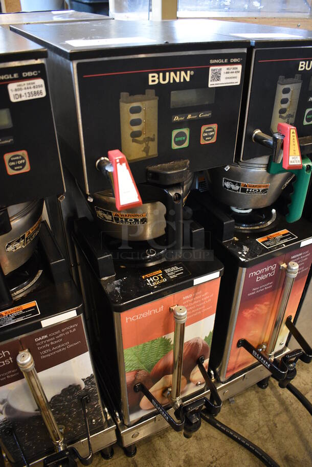 NICE! 2014 Bunn Model SINGLE SH DBC Stainless Steel Commercial Countertop Coffee Machine w/ Hot Water Dispenser, Bunn Coffee Server and Metal Brew Basket. 120/240 Volts, 1 Phase. 9.5x22x36. Unit Was Working When Removed - Image 2 of 5