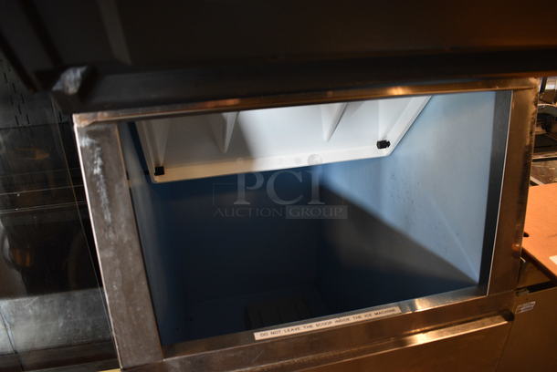 GORGEOUS! 2014 Hoshizaki Model KM-650MAH Stainless Steel Commercial Ice Machine Head on Stainless Steel Commercial Ice Bin. 208-230 Volts, 1 Phase. 22.5x34x85. Unit Was Working When Removed - Image 5 of 6