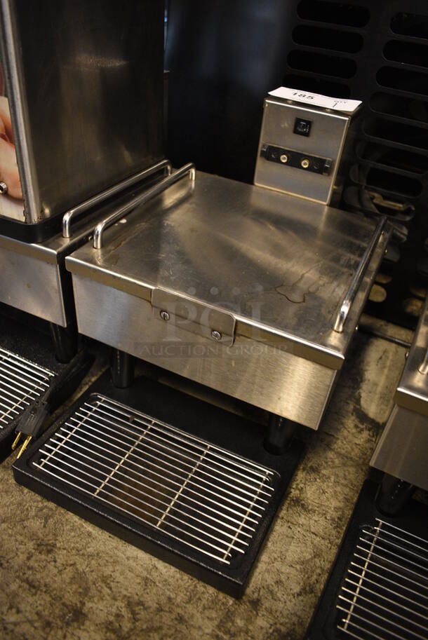 NICE! 2014 Bunn Model 1SH STAND Stainless Steel Commercial Countertop Coffee Server Stand w/ Drip Tray. 120 Volts, 1 Phase. 10x18x11.5. Tested and Working! - Image 2 of 6