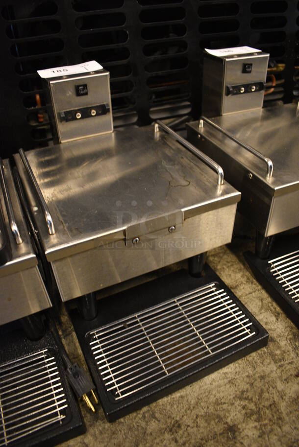 NICE! 2014 Bunn Model 1SH STAND Stainless Steel Commercial Countertop Coffee Server Stand w/ Drip Tray. 120 Volts, 1 Phase. 10x18x11.5. Tested and Working! - Image 3 of 6