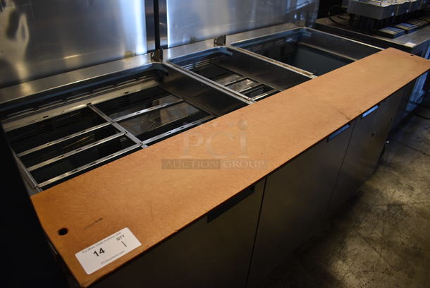 WOW! Delfield Stainless Steel Commercial Prep Table w/ Cutting Board on Commercial Casters. 72x35x36. Tested and Working! - Image 4 of 7