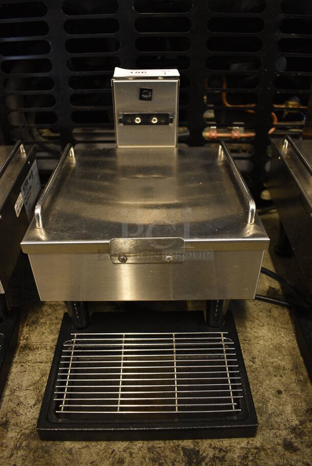 NICE! 2014 Bunn Model 1SH STAND Stainless Steel Commercial Countertop Coffee Server Stand w/ Drip Tray. 120 Volts, 1 Phase. 10x18x11.5. Tested and Working! - Image 1 of 6