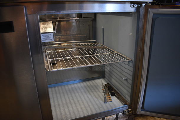 WOW! Delfield Stainless Steel Commercial Prep Table w/ Cutting Board on Commercial Casters. 72x35x36. Tested and Working! - Image 7 of 7
