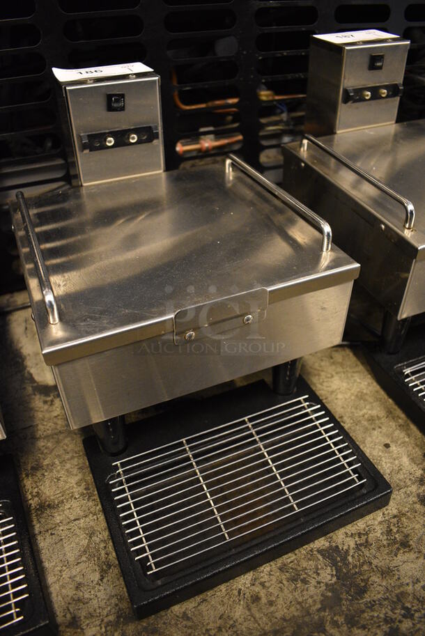 NICE! 2014 Bunn Model 1SH STAND Stainless Steel Commercial Countertop Coffee Server Stand w/ Drip Tray. 120 Volts, 1 Phase. 10x18x11.5. Tested and Working! - Image 3 of 6