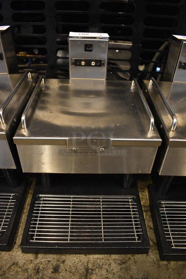 NICE! 2014 Bunn Model 1SH STAND Stainless Steel Commercial Countertop Coffee Server Stand w/ Drip Tray. 120 Volts, 1 Phase. 10x18x11.5. Tested and Working! - Image 1 of 6