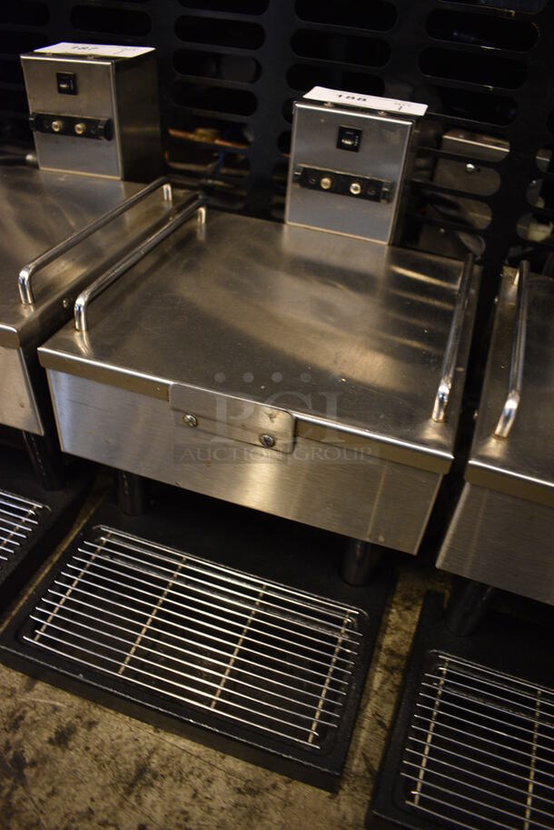 NICE! 2014 Bunn Model 1SH STAND Stainless Steel Commercial Countertop Coffee Server Stand w/ Drip Tray. 120 Volts, 1 Phase. 10x18x11.5. Tested and Working! - Image 2 of 6
