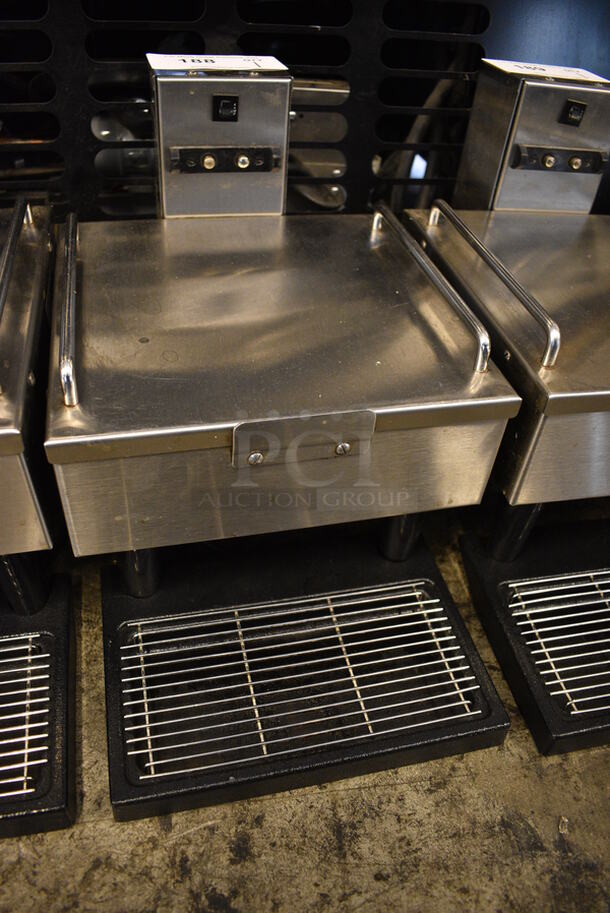 NICE! 2014 Bunn Model 1SH STAND Stainless Steel Commercial Countertop Coffee Server Stand w/ Drip Tray. 120 Volts, 1 Phase. 10x18x11.5. Tested and Working! - Image 3 of 6