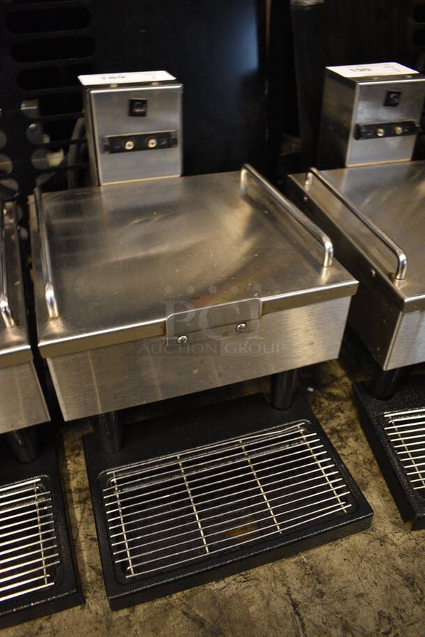 NICE! 2014 Bunn Model 1SH STAND Stainless Steel Commercial Countertop Coffee Server Stand w/ Drip Tray. 120 Volts, 1 Phase. 10x18x11.5. Tested and Working! - Image 3 of 6