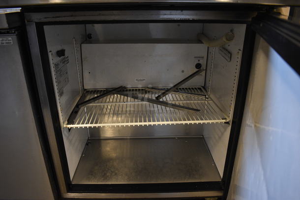 SWEET! 2014 True Model TSSU-27-12M-C Stainless Steel Commercial Sandwich Salad Bain Marie Mega Top w/ Cutting Board on Commercial Casters. 115 Volts, 1 Phase. 27.5x35x47. Tested and Working! - Image 6 of 6