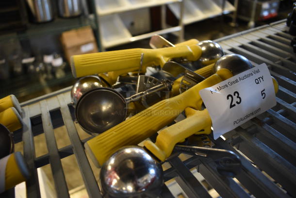 5 Metal Scoops. 8.5". 5 Times Your Bid! - Image 2 of 2