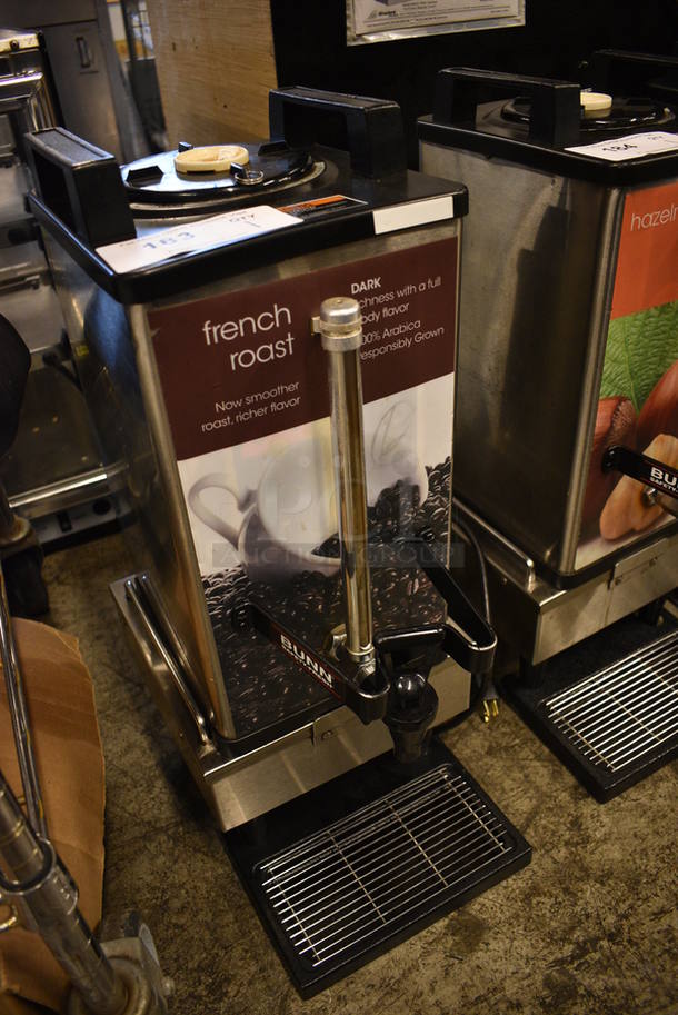 NICE! 2014 Bunn Model SH SERVER Stainless Steel Satellite Server on 2014 Bunn Model 1SH STAND Stainless Steel Commercial Countertop Coffee Server Stand w/ Drip Tray. 120 Volts, 1 Phase. 10x18x24. Tested and Working! - Image 3 of 6
