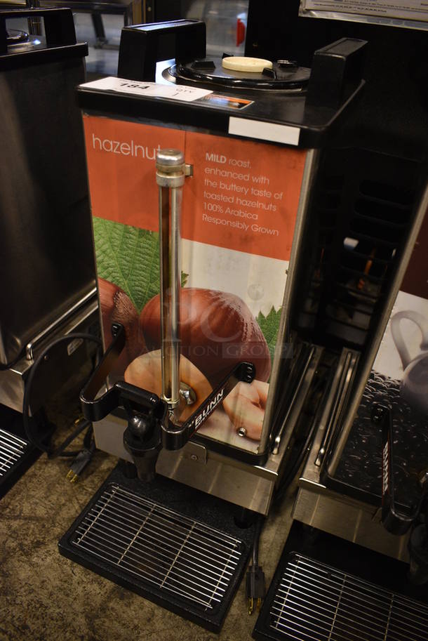NICE! 2014 Bunn Model SH SERVER Stainless Steel Satellite Server on 2014 Bunn Model 1SH STAND Stainless Steel Commercial Countertop Coffee Server Stand w/ Drip Tray. 120 Volts, 1 Phase. 10x18x24. Tested and Working! - Image 2 of 6
