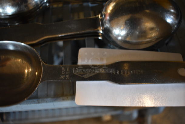 10 Vollrath Stainless Steel 1/4 Cup Scoops. 9". 10 Times Your Bid! - Image 2 of 2