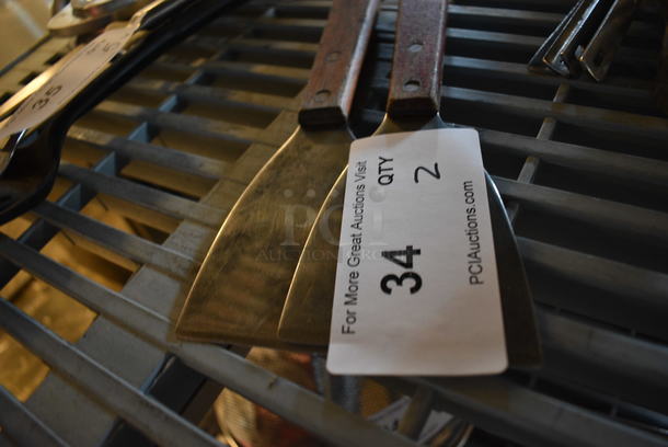 2 Metal Scrapers. 9". 2 Times Your Bid! - Image 2 of 2