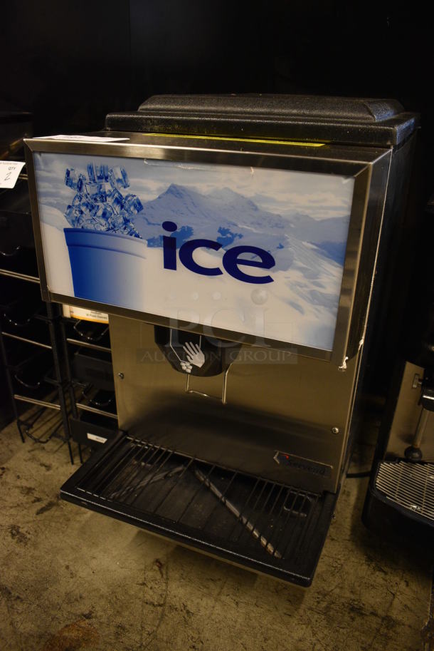 SWEET! Manitowoc SerVend Model M-45 Stainless Steel Commercial Countertop Ice Machine and Dispenser. 115 Volts, 1 Phase. 15x28x29. Unit Was Working When Removed - Image 2 of 7