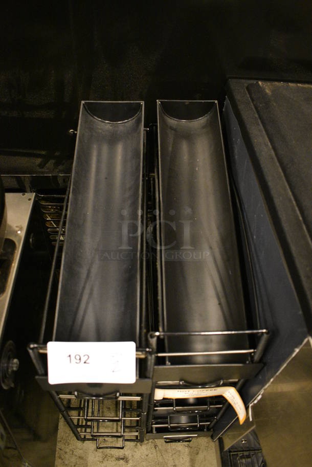 2 Black Metal Racks. 6x19x24. 2 Times Your Bid! - Image 2 of 4