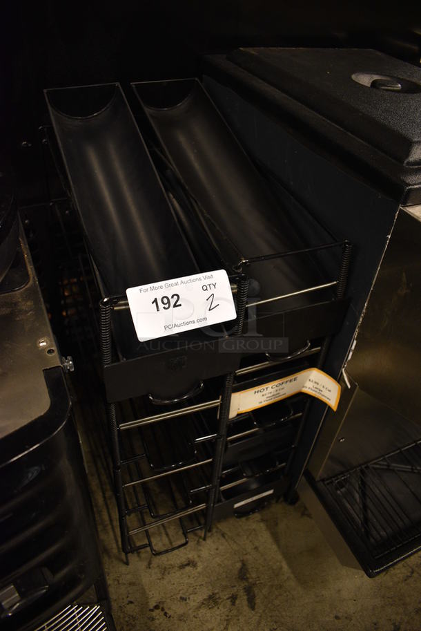2 Black Metal Racks. 6x19x24. 2 Times Your Bid! - Image 3 of 4