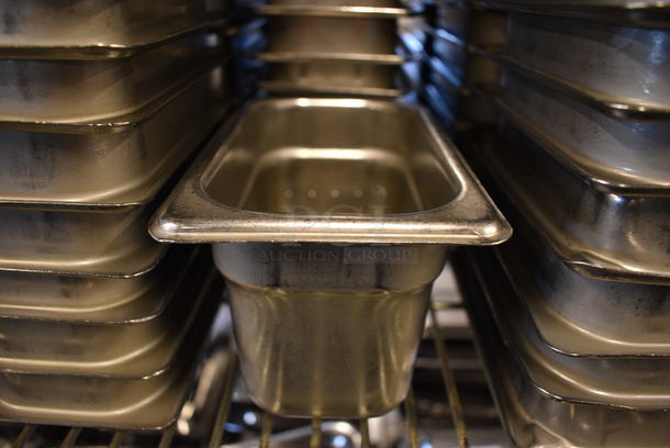 10 Stainless Steel 1/9 Size Drop In Bins. 1/9x4. 10 Times Your Bid! - Image 1 of 5