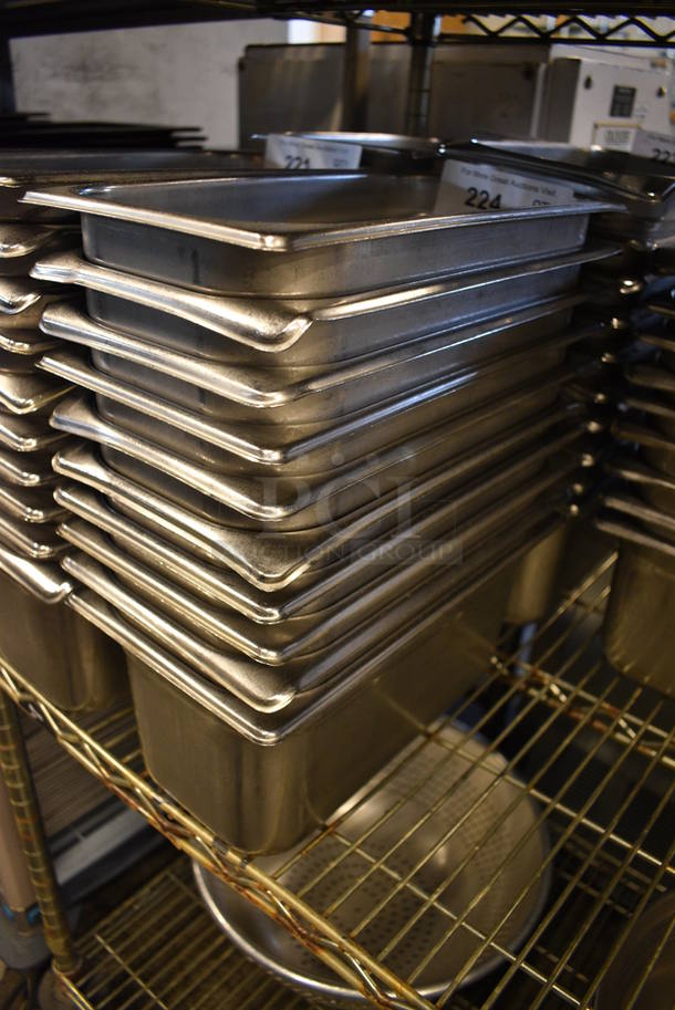 10 Stainless Steel 1/3 Size Drop In Bins. 1/3x6. 10 Times Your Bid! - Image 2 of 3