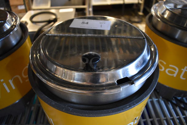 NICE! Vollrath Model HS-11 Stainless Steel Commercial Countertop Soup / Food Warmer w/ Drop In and Lid. 120 Volts, 1 Phase. 13x13x13. Tested and Working! - Image 4 of 6