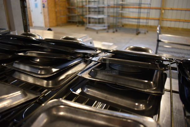 10 Stainless Steel 1/6 Size Drop In Bin Lids. 10 Times Your Bid! - Image 2 of 3