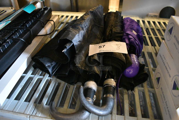 3 Umbrellas. 3 Times Your Bid! - Image 1 of 2