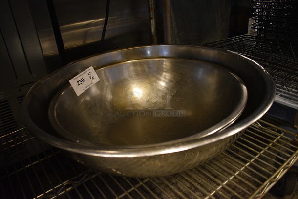 3 Metal Bowls. Includes 23x23x7. 3 Times Your Bid! - Image 2 of 3