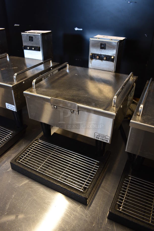 NICE! 2014 Bunn Model 1SH STAND Stainless Steel Commercial Countertop Coffee Server Stand w/ Drip Tray. 120 Volts, 1 Phase. 10x18x11.5. Tested and Working! - Image 3 of 4